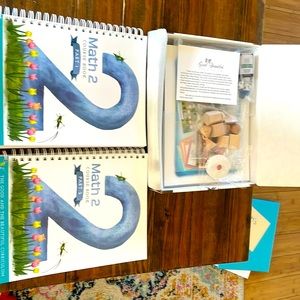 The good and the beautiful 2nd grade math books and activity box